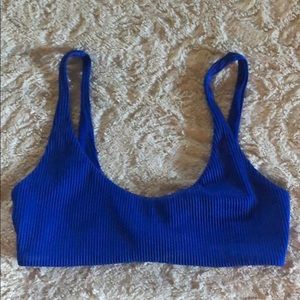 Royal Blue Bikini Top